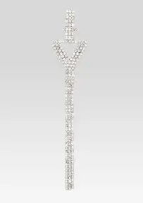 Alphabet Earring(Silver,Letter A)