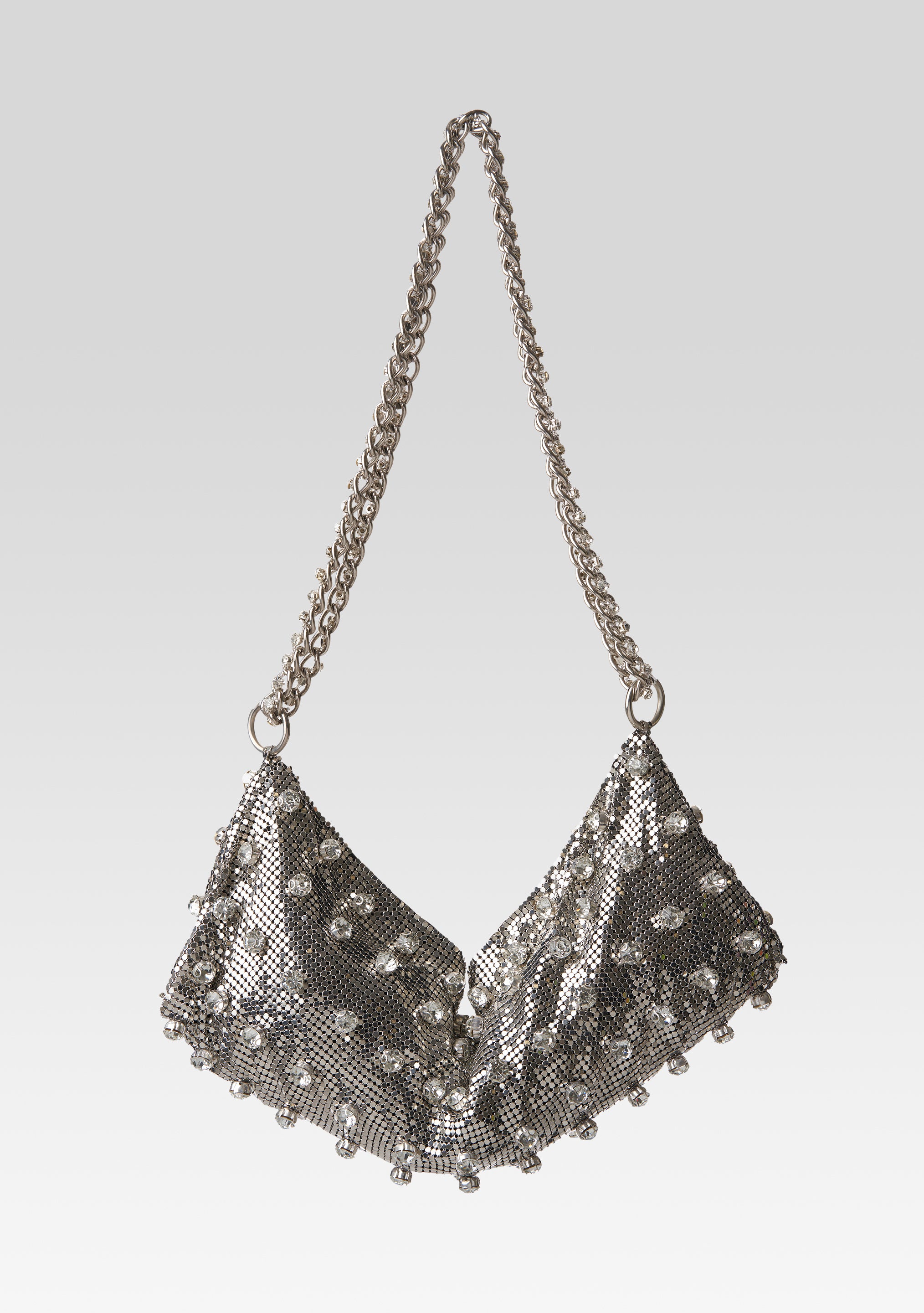 Simone Metal Bag - Silver