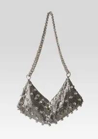 Simone Metal Bag - Silver