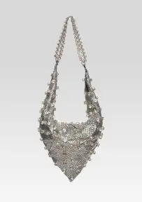 Sunita Metal Bag - Silver