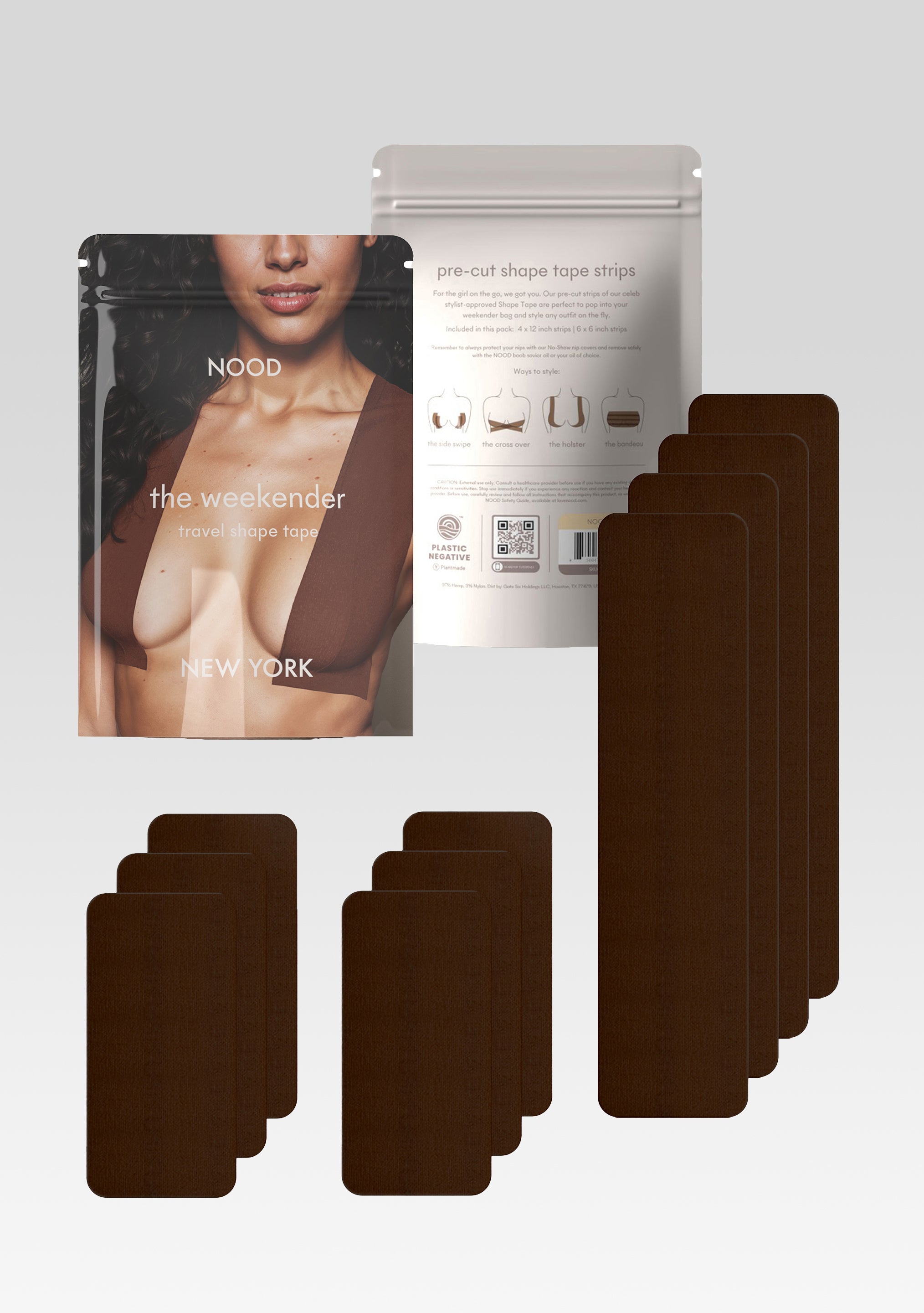 Weekender Pre-Cut Shape Tape - Coffee