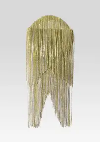 Talia Small Crystal Logo Bag - Lime Punch