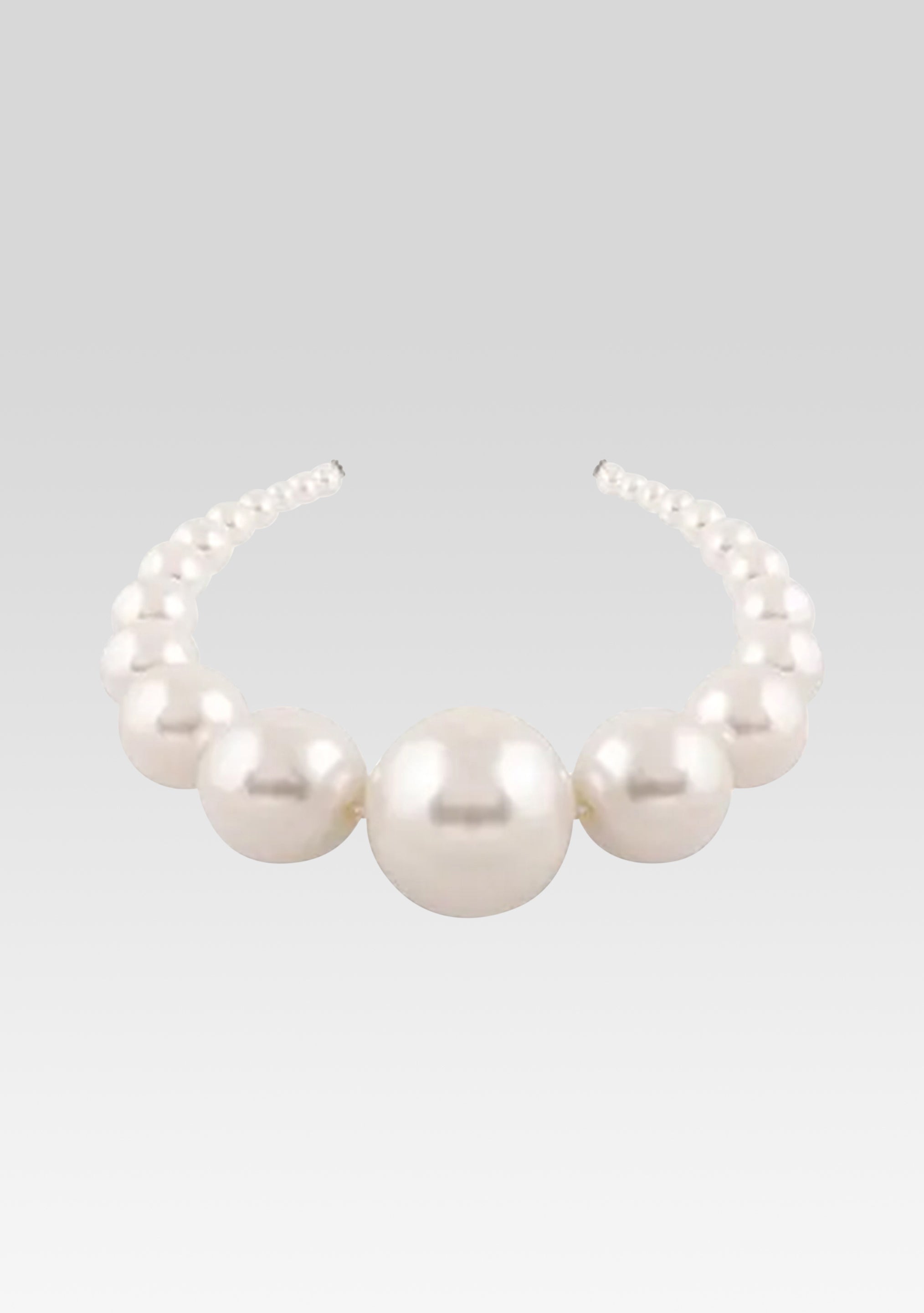 Large Venus Pearl Crown - Silver