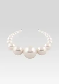 Large Venus Pearl Crown - Silver