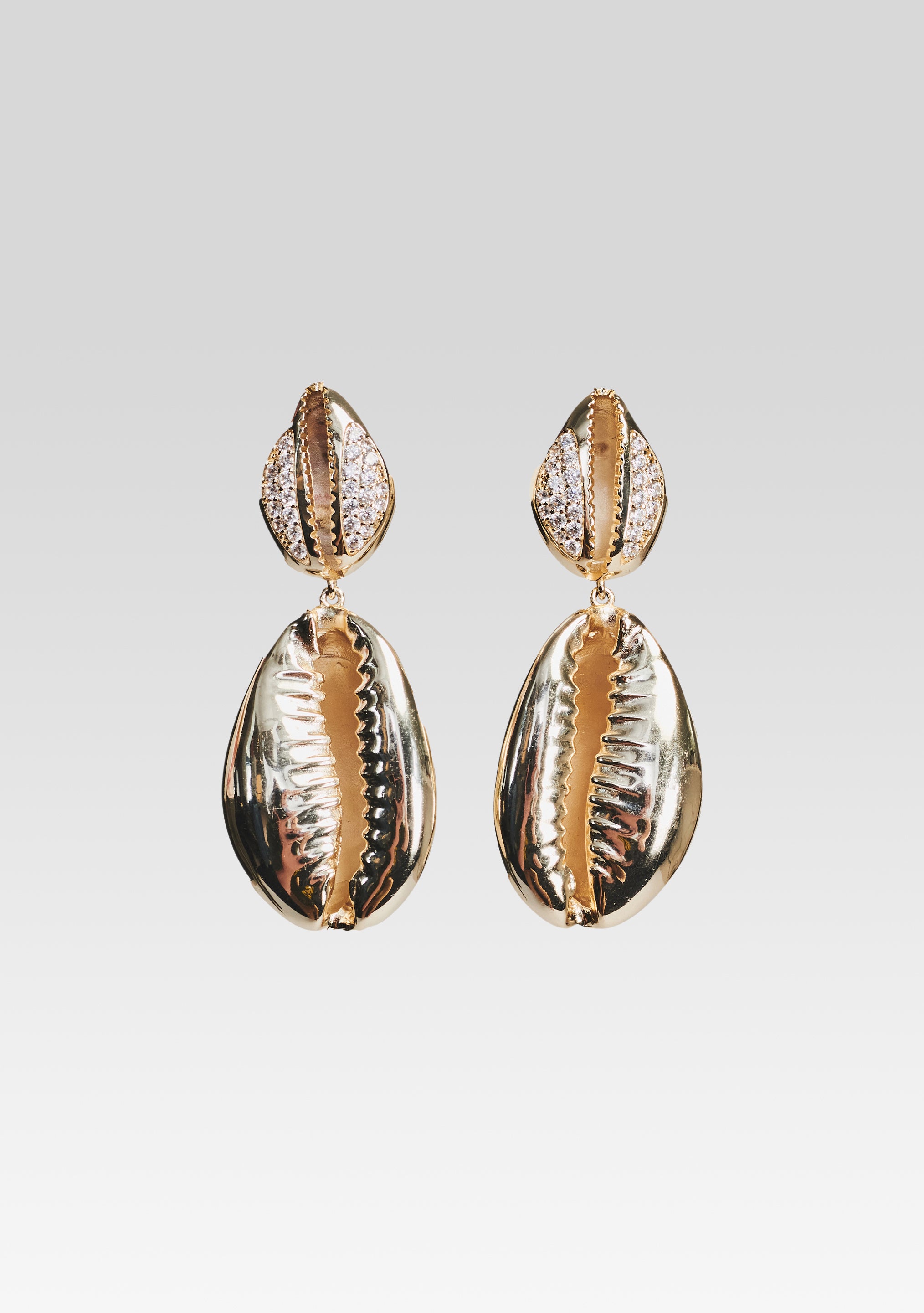 Vida Shell Earrings - Gold