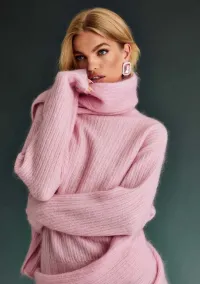 Zarita Sweater(Light Rose,XXS)