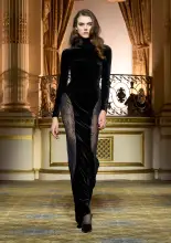 Amor Velvet Dress(Black,XXS)