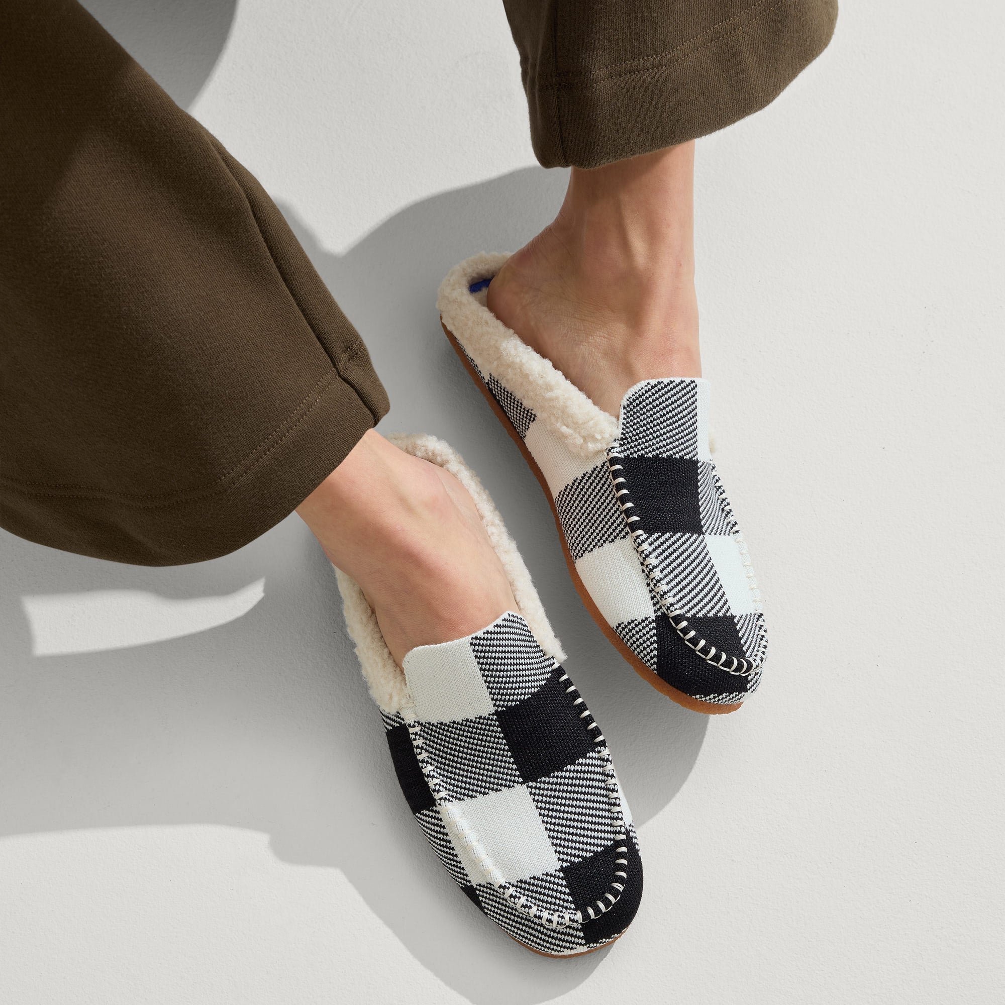 The Scuff Slipper - Black Buffalo Check(Black Buffalo Check,5)