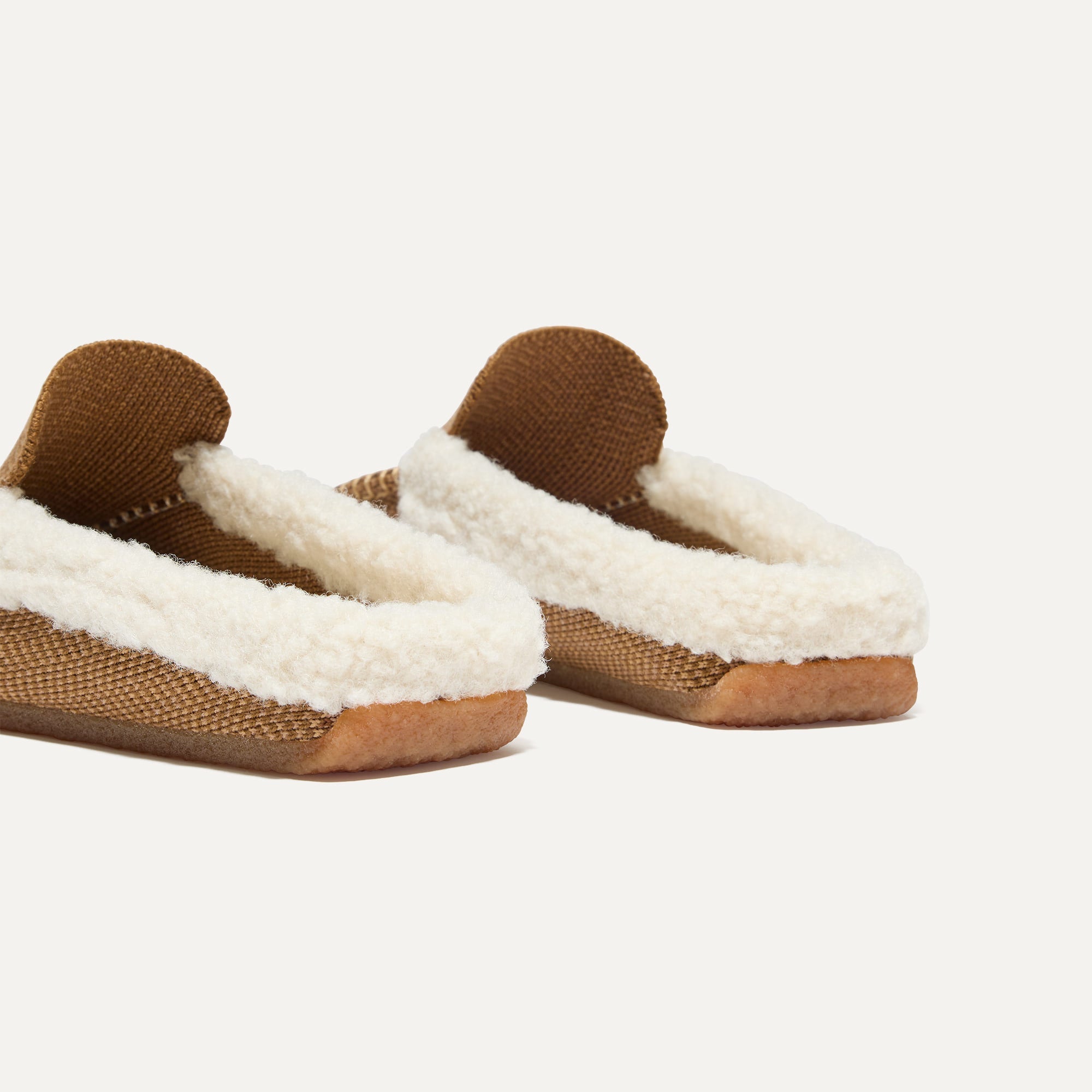 The Scuff Slipper - Caramel Herringbone(Caramel Herringbone,5)