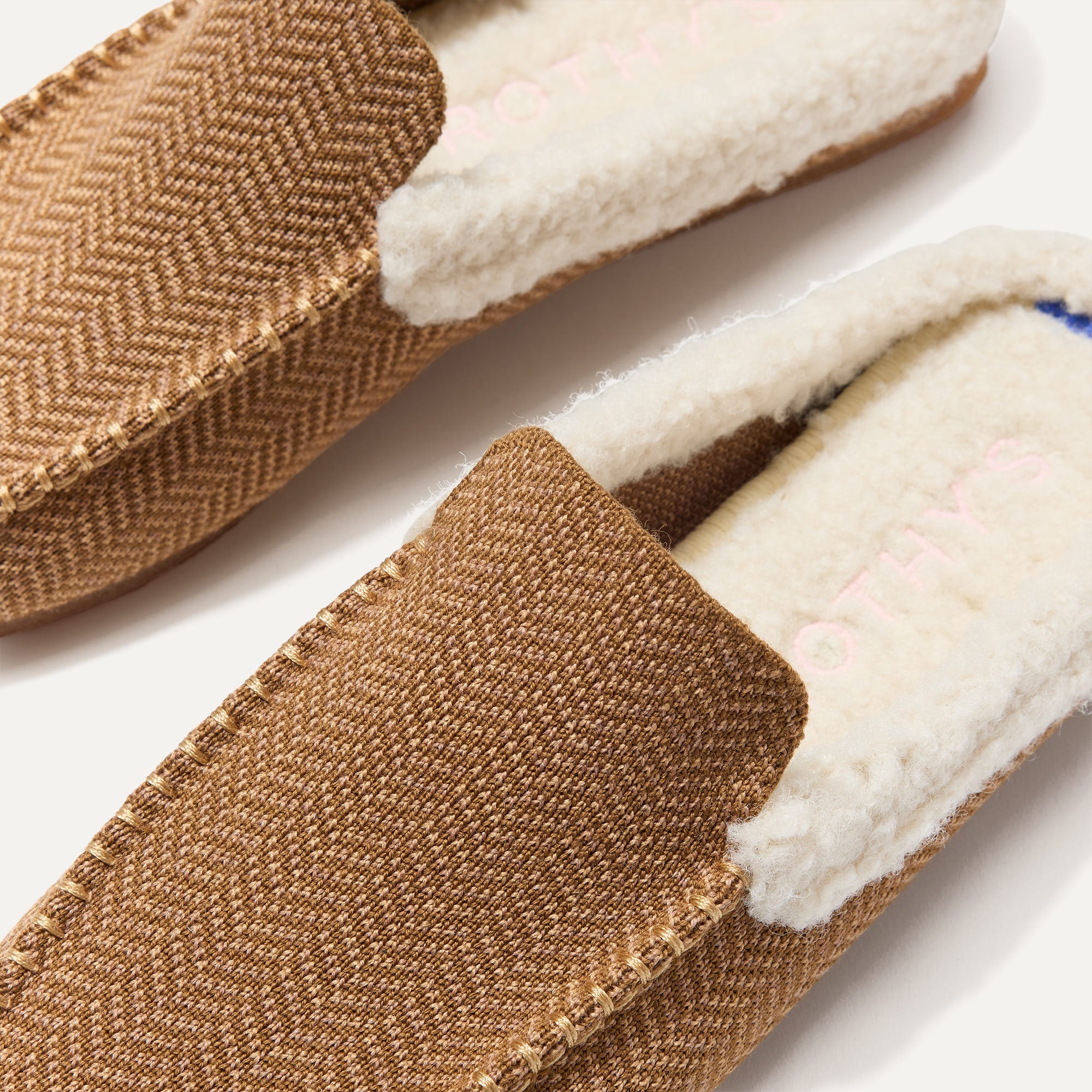 The Scuff Slipper - Caramel Herringbone(Caramel Herringbone,5)
