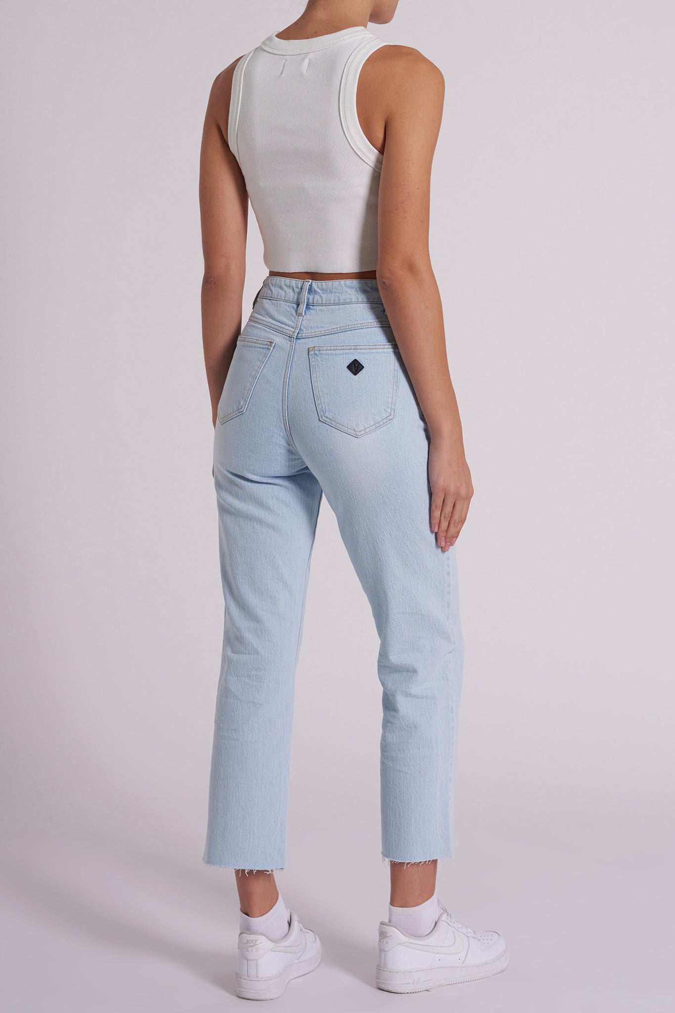 Abrand Venice Straight Kes Jeans Bleached Blue(24)