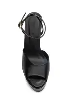 BiLLiNi Farley High Platform Block Heel Black(6)