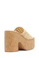 THERAPY Delirium Platform Heel Raffia Natural(5)