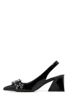 THERAPY Slay Slingback Pump Black Patent(5)