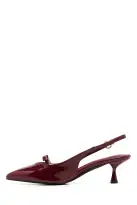THERAPY Beverly Slingback Pump Cherry Patent(5)