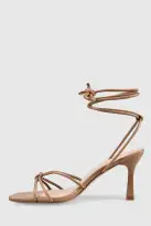 VERALi Peachy Stiletto Sandals Dark Camel Smooth(5)