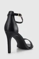 VERALi Mattie Strappy Heels Black Smooth(5)