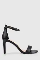 VERALi Mattie Strappy Heels Black Smooth(5)