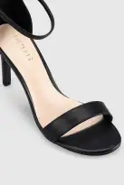 VERALi Mattie Strappy Heels Black Smooth(5)