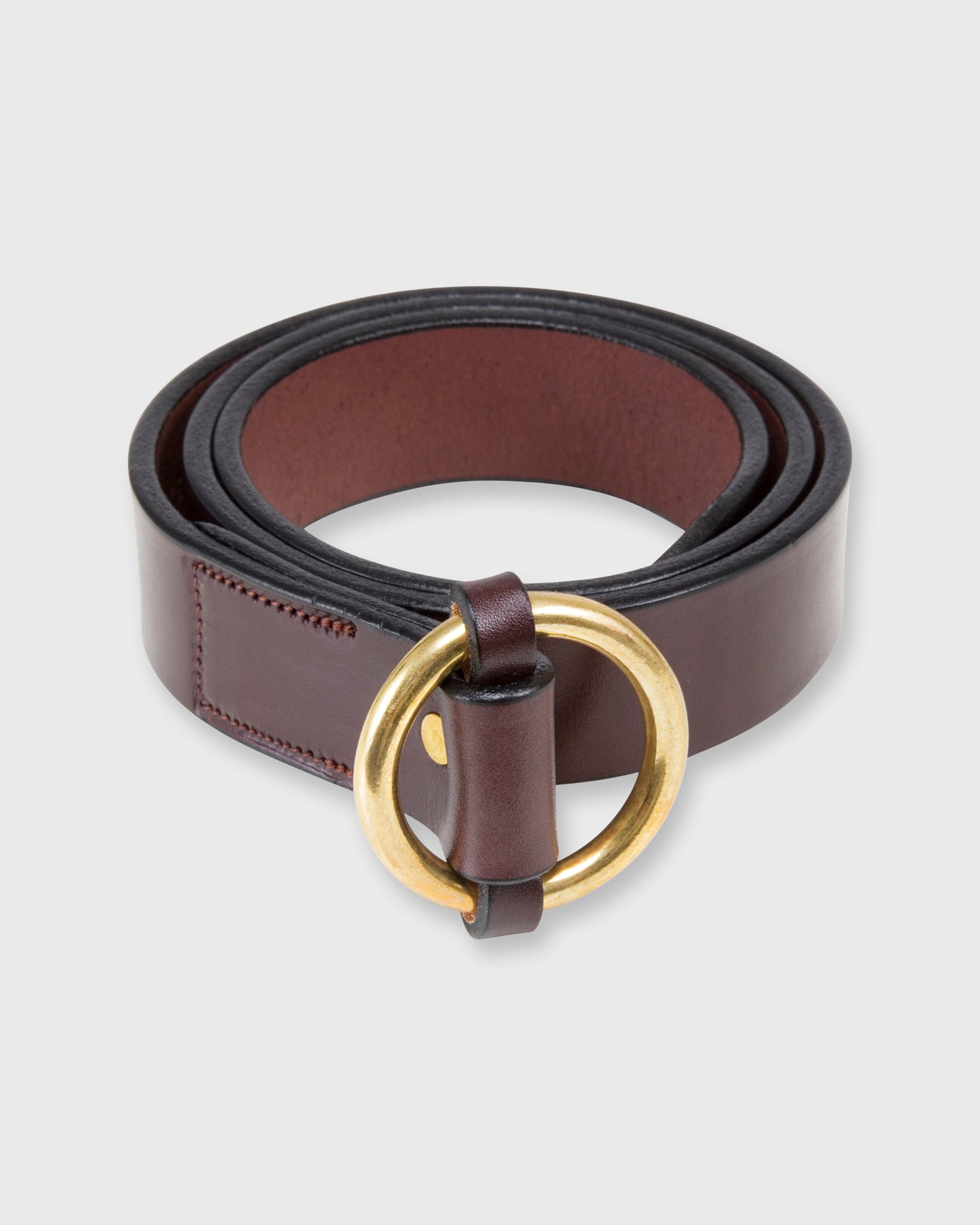 1.25" O-Ring Belt in Havana Bridle