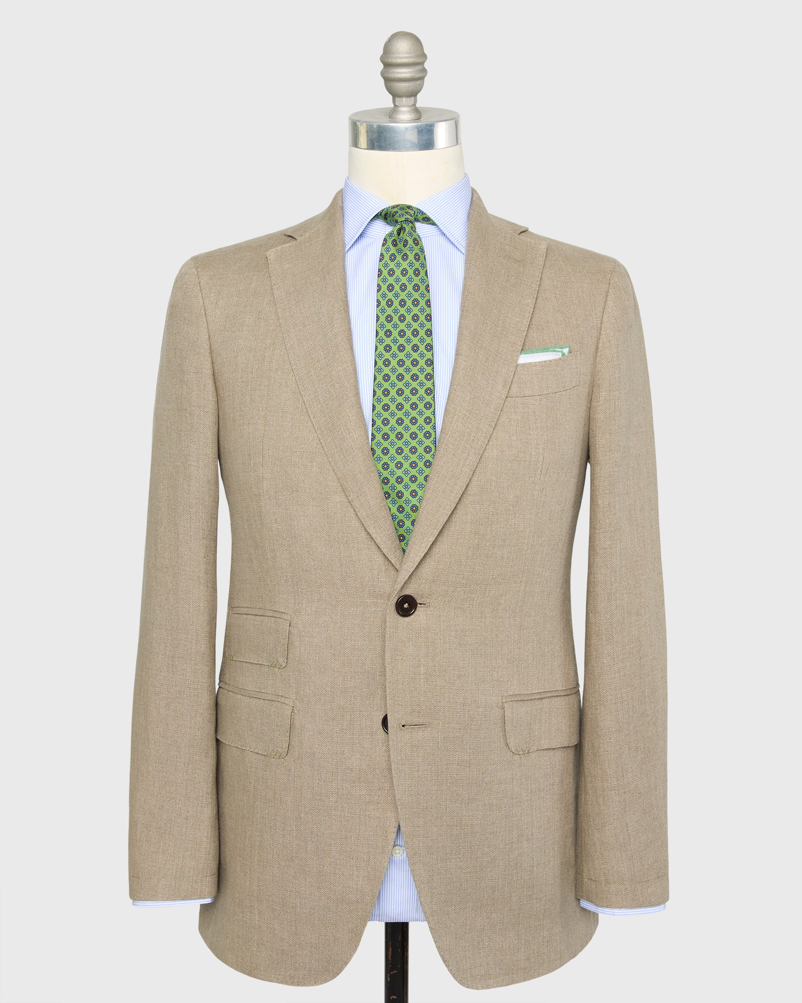 Kincaid No. 2 Jacket in Flax Linen Hopsack
