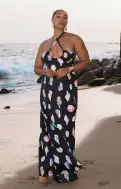 Milos Maxi Dress ~ Black Shell Luxe Satin(XS)