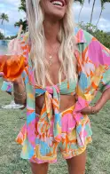 Kenny Scarf Top ~ Tropical Fruit(XS)