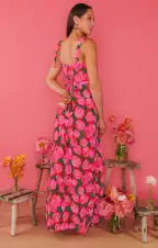 Willow Maxi Dress ~ Rosie Blooms(XS)