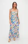 Paxton Midi Dress ~ Flower Shop(XS)