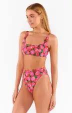 Sanibel Top ~ Rosie Blooms Micro Rib(XS)