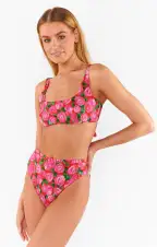 Sanibel Bottom ~ Rosie Blooms Micro Rib(XS)