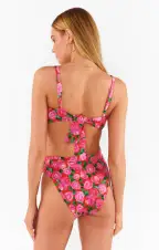 Sanibel Bottom ~ Rosie Blooms Micro Rib(XS)