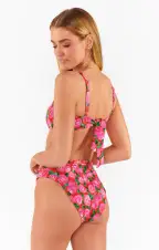 Sanibel Top ~ Rosie Blooms Micro Rib(XS)