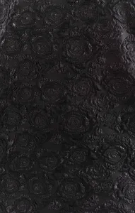 Jeannette Dress ~ Black Blooms Jacquard(XS)