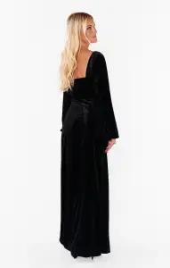 Eloise Dress ~ Velvet with Rhinestone Bows(XS)