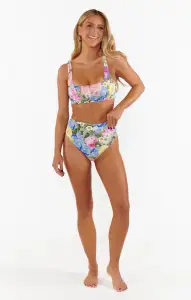 Sail Bottom ~ Flower Shop Rib Scrunch(XS)