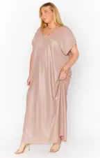 Worldly Dress ~ Champagne Glitz Knit(XS)