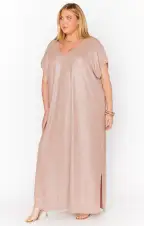 Worldly Dress ~ Champagne Glitz Knit(XS)