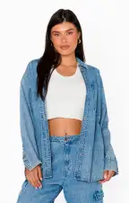 Mountain Button Down ~ Mountain Mist(XS)
