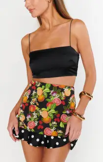 All Night Ruffle Skort ~ Tropical Sangria(XS)