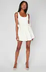 Ricci Skort Dress ~ White Velvet(XXS)