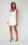 Ricci Skort Dress ~ White Velvet(XXS)
