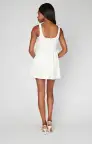 Ricci Skort Dress ~ White Velvet(XXS)
