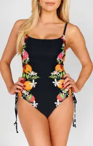 Maldives One Piece ~ Tropical Sangria Multi(XS)