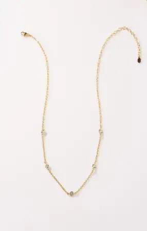 Faithy Jewels Elle Necklace ~ 18K Gold Plated(OS)