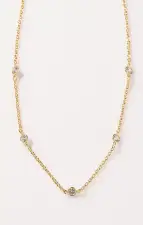 Faithy Jewels Elle Necklace ~ 18K Gold Plated