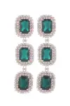 Jess Drop Earrings ~ Emerald(OS)