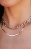 LUV AJ x SIVAN AYLA Barcelona Necklace ~ Gold(OS)