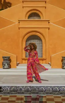 Jet Setter Pants ~ Sunset Daiquiri(XS)