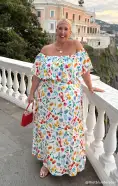 Melody Swing Skirt ~ Italian Picnic Linen(XS)
